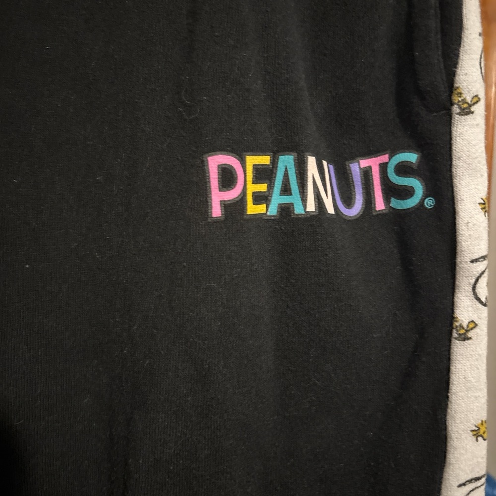 Peanuts Black Sweatpants